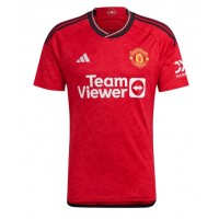 Billiga Manchester United Alejandro Garnacho #17 Hemma fotbollskläder 2023-24 Kortärmad